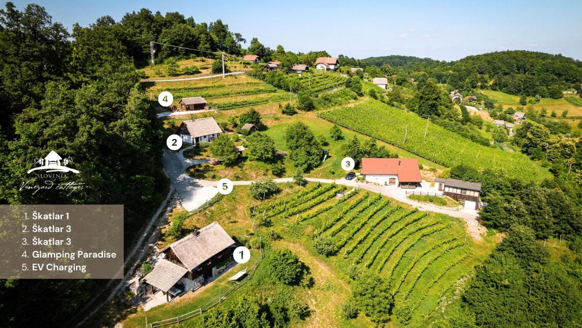 Vineyard Cottage Skatlar Otocec Bagian luar foto